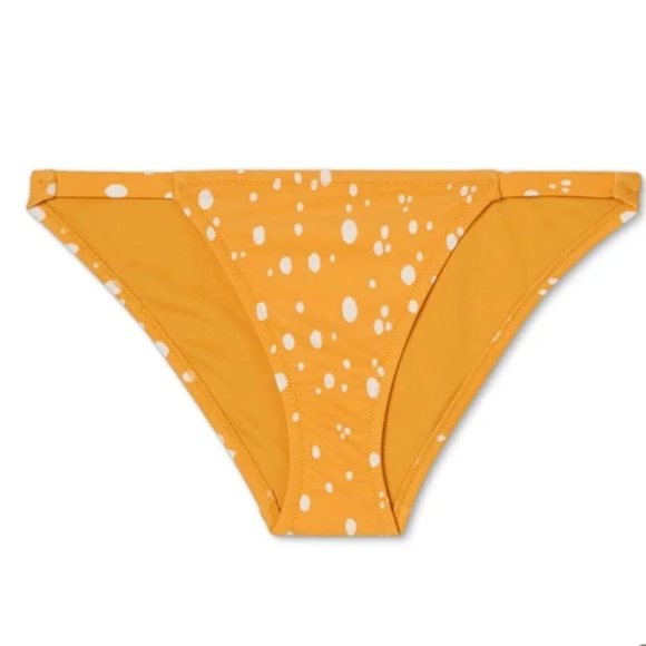 Kona Sol Yellow Dot Bikini Bottom- NWT - Picture 3 of 8
